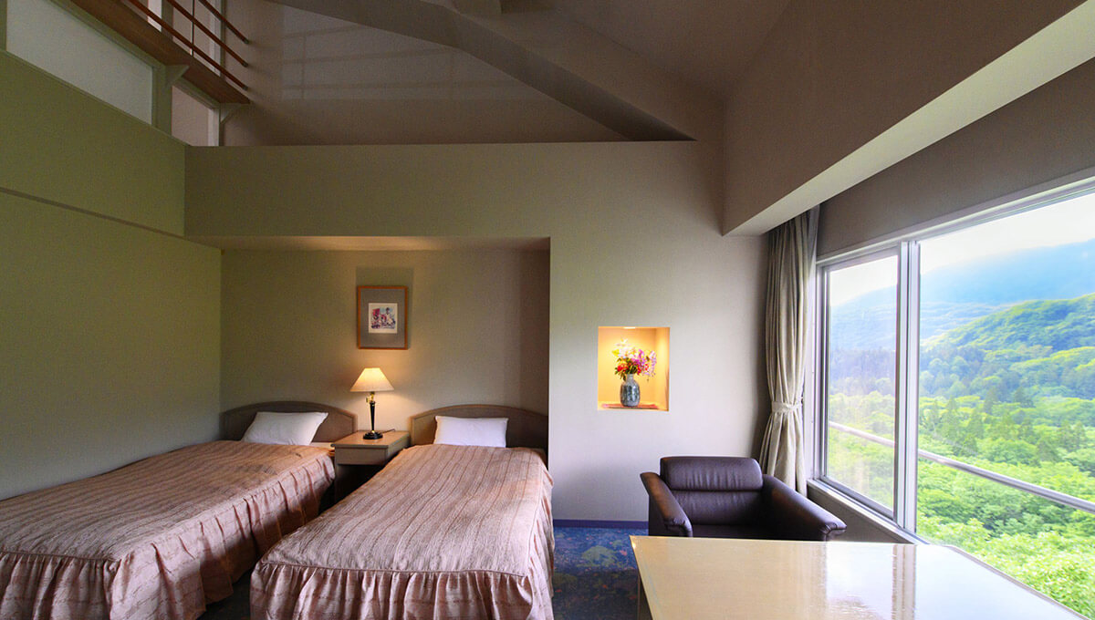 절경으로 환대합니다 자오를 만끽하는 디럭스동.